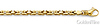 4.7mm 14K Yellow Gold Men's Fancy Byzantine Chain Bracelet 8.5in thumb 1