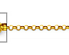 2.1mm 14K Yellow Gold Classic Rolo Cable Chain Necklace 16-24in thumb 1