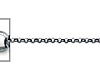 1.6mm 14K White Gold Solid Diamond-Cut Angled Rolo Cable Chain Necklace 16-24in thumb 1