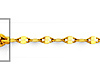 2mm 14K Yellow Gold Flat Mirror Link Chain Necklace 16-20in thumb 1