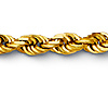 5mm 14K Yellow Gold Men's Diamond-Cut Rope Chain Necklace 22-26in thumb 1