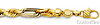 7.5mm 14K Yellow Gold Men's Diamond-Cut Milano Rope Chain 24-26in thumb 1