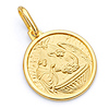 14K Yellow Gold Baptism Pendant thumb 0