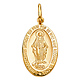 Oval 14K Yellow Gold Lady Of Guadalupe Pendant thumb 1