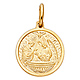 14K Yellow Gold Baptism Pendant thumb 1