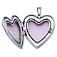 Swirling Engraved Heart Locket thumb 2