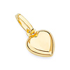 Petite Classic Heart Pendant in Solid 14K Yellow Gold thumb 0
