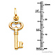 Figure 8 Antique-Style Key Pendant in 14K Yellow Gold - Petite thumb 1