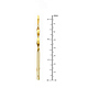 14K Yellow Gold Fancy Beaded Tassel Earrings 85mm thumb 1