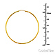 Polished Endless Large Hoop Earrings - 14K Yellow Gold 2mm x 2.16 inch thumb 1