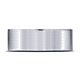 8mm 14K White Gold Satin Finish Benchmark Wedding Band thumb 1