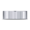 8mm 14K White Gold Satin Finish Benchmark Wedding Band thumb 1