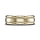 7.5mm 14K Yellow Gold Rope Benchmark Wedding Ring with Satin Finish thumb 1