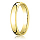 4.5mm Euro Comfort-Fit Flat Classic Wedding Band - 14K, 18K Yellow Gold thumb 2