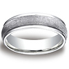 14k 6mm White Gold Wedding Ring thumb 0