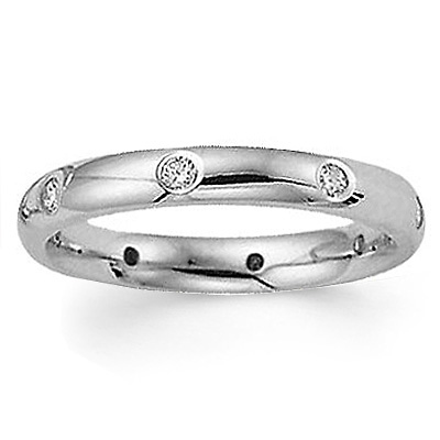 3mm Diamond Eternity Comfort Fit Band (0.16ctw) Slide 0