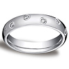4mm 14K White Gold Eternity Comfort Fit Ring (0.24ctw) (size 6.5) thumb 0