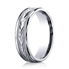 6mm 14K White Gold Harvest of Love Benchmark Wedding Band thumb 0