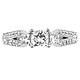 Chic 3 Stone Princess Cut Diamond Wedding Ring Set 1.0ctw thumb 4