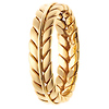 6mm Handmade Wheat Braid Wedding Band - 14K Yellow Gold thumb 2