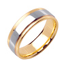 14k 7mm Two-Tone Step Band thumb 1