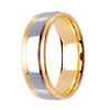 14k 7mm Two-Tone Step Band thumb 2