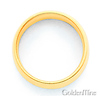 7mm Classic Light Comfort-Fit Dome Men's Wedding Band - 14K Yellow Gold thumb 2