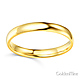 3mm Classic Light Comfort-Fit Dome Wedding Band - 10K, 14K, 18K Yellow Gold thumb 1