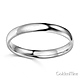 3mm Classic Light Comfort-Fit Dome Wedding Band - 10K, 14K, 18K White Gold thumb 1