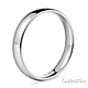 4mm Classic Light Comfort-Fit Dome Wedding Band - 10K, 14K, 18K White Gold thumb 2