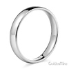 4mm Classic Light Comfort-Fit Dome Wedding Band - 10K, 14K, 18K White Gold thumb 2