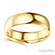 6mm Classic Light Comfort-Fit Dome Wedding Band - 10K, 14K, 18K Yellow Gold thumb 1