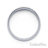 4mm Classic Light Comfort-Fit Dome Wedding Band - 10K, 14K, 18K White Gold thumb 3