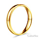 4mm Classic Light Comfort-Fit Dome Milgrain Wedding Band - 10K, 14K, 18K Yellow Gold thumb 2