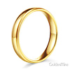 4mm Classic Light Comfort-Fit Dome Milgrain Wedding Band - 10K, 14K, 18K Yellow Gold thumb 2