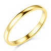 2mm Classic Light Dome Wedding Band - 14K Yellow Gold thumb 0