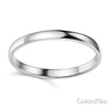 2mm Classic Light Dome Wedding Band - 14K White Gold thumb 1