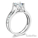 1-CT Princess-Cut CZ Solitaire Engagement Ring Set in 14K White Gold thumb 1