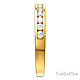 3mm 11 Channel-Set Round-Cut CZ Wedding Band in 14K Yellow Gold thumb 2