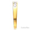 8-Stone Princess-Cut Channel-Set CZ Wedding Band in 14K Yellow Gold 0.75ctw thumb 2