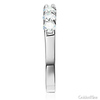 2mm 7-Stone CZ Wedding Band in 14K White Gold thumb 2