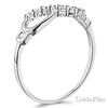 Sparkling CZ Infinity Ring in 14K White Gold thumb 3