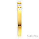 1.25 CT Princess-Cut & Side Baguette CZ Wedding Ring Set in 14K Yellow Gold thumb 6