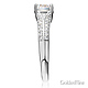 Split Shank Cathedral Knife-Edge 1-CT Round-Cut CZ Engagement Ring in 14K White Gold thumb 2