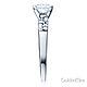 1-CT Princess & Side Baguette CZ Wedding Ring Set in 14K White Gold thumb 3
