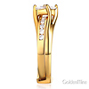 14K Yellow Gold Marquise CZ Wedding Ring Set thumb 2