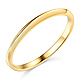 1.25CT Princess-Cut Knife-Edge CZ Engagement Ring Set in 14K Yelllow Gold thumb 4