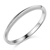 1.5mm Knife-Edge Wedding Band in 14K White Gold thumb 0