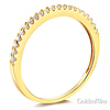 Halo 1.25 CT Princess-Cut & Round Side CZ Wedding Ring Set in 14K Yellow Gold thumb 5