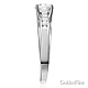 Cathedral Trellis-Set 1-CT Round-Cut CZ Engagement Ring in 14K White Gold thumb 2